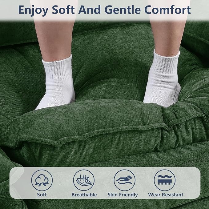U Shaped Modular Sectional Sofa, Cloud Couch - Image 5
