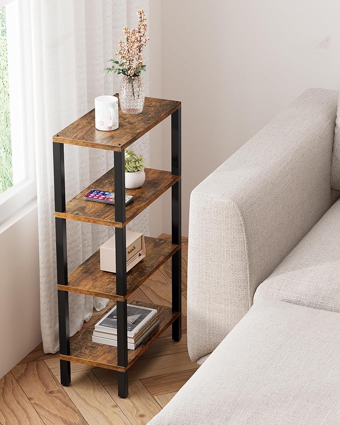TUTOTAK Small Side Table, Narrow End Table, Skinny Sofa Table, Slim Nightstand - Image 6