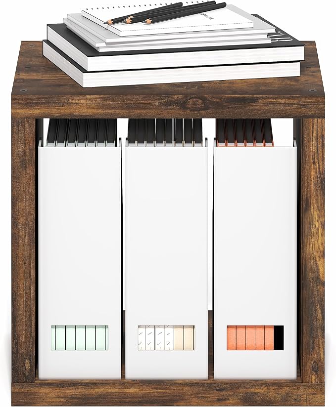 Furinno Cubicle Book Shelf, Stackable Bookshelf, Cube Storage Organizer Bookcase - Image 5