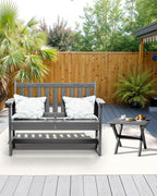 SERWALL Folding Outdoor Side Table Set of 4, Small Adirondack Side Table - Image 9