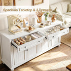 Scurrty Sideboard Buffet Cabinet, Vintage Coffee Bar Cabinets - Image 5