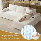 104" Cloud Sectional Couch L-Shaped - Image 7