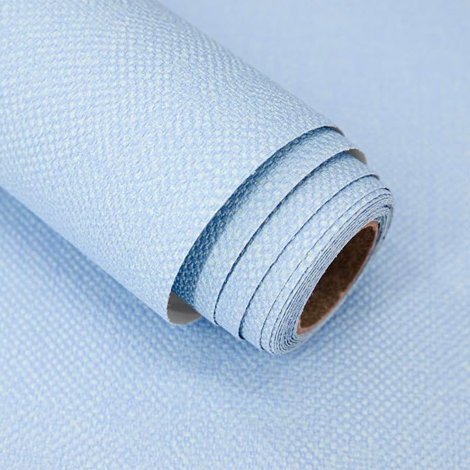 Blue Grasscloth Wallpaper Peel and Stick Vintage Grasscloth Contact Paper by lenify
