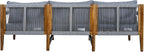 VilroCaz 3-Piece Patio Conversation Set, All Weather Sectional Sofa Set - Image 5