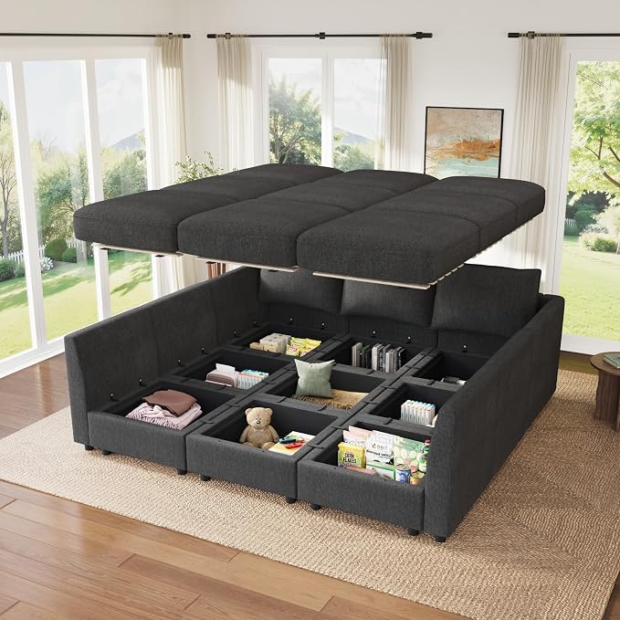 HONBAY Modular Sectional Sleeper Sofa - Image 4