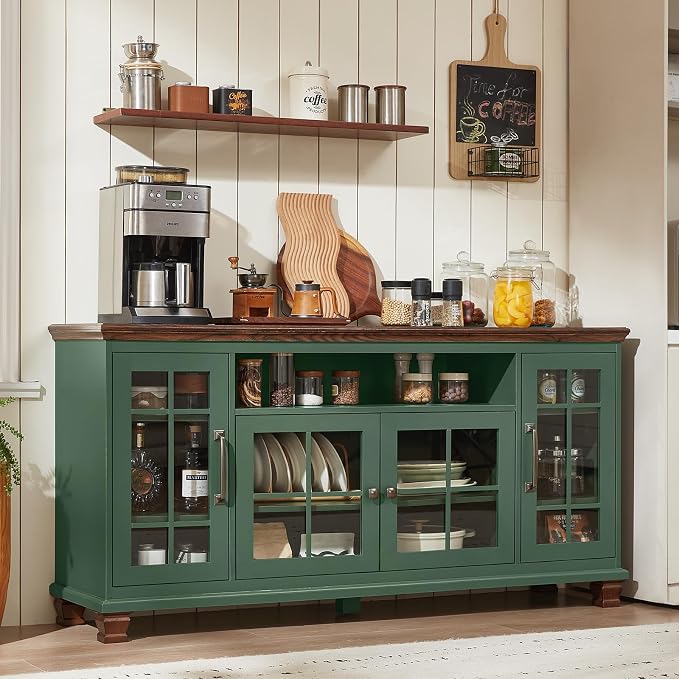 SAVOR LIFE Large Sideboard Buffet Cabinet - Image 8