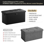 DocSafe Storage Ottoman Bench - Image 9