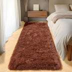 Brown Runner Rugs for Bedroom Living Room, Fluffy 2x6 Hallway Soft Area Rug | - Image 8