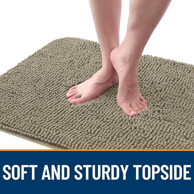 OLANLY Dog Door Mat for Muddy Paws 30x20, Super Absorbent Chenille Mud Mat | - Image 4