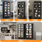PAOFIN 75" H Locking Display Cabinet - Image 7