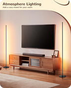 EDISHINE Floor Lamps for Living Room, Remote Control & Foot Switch Corner Floor - Image 5