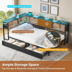 DICTAC Twin Corner Bed Frame - Image 5