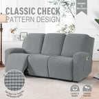 TAOCOCO Recliner Sofa Covers 8-Pieces Stretch Large Couch Covers - Image 2