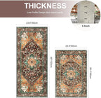 Yamaziot Washable Runner Rug Set of 2, Non-Slip Boho Hallway Kitchen Rug | - Image 2