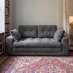 Homkdom Convertible Loveseat Sleeper, Space-Saving Folding Sofa Bed - Image 7