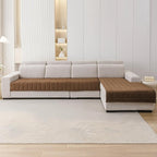 Velvet Couch Covers for Sectional Sofa Washable, Non-Slip L Shaped Sectional - Image 4
