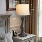 Cinkeda 29" Tall Farmhouse Table Lamp - Image 6