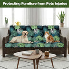 CALBODE 14 Pcs Stretch Outdoor Seat Cushion Covers, Breathable, Indoor/Outdoor - Image 6