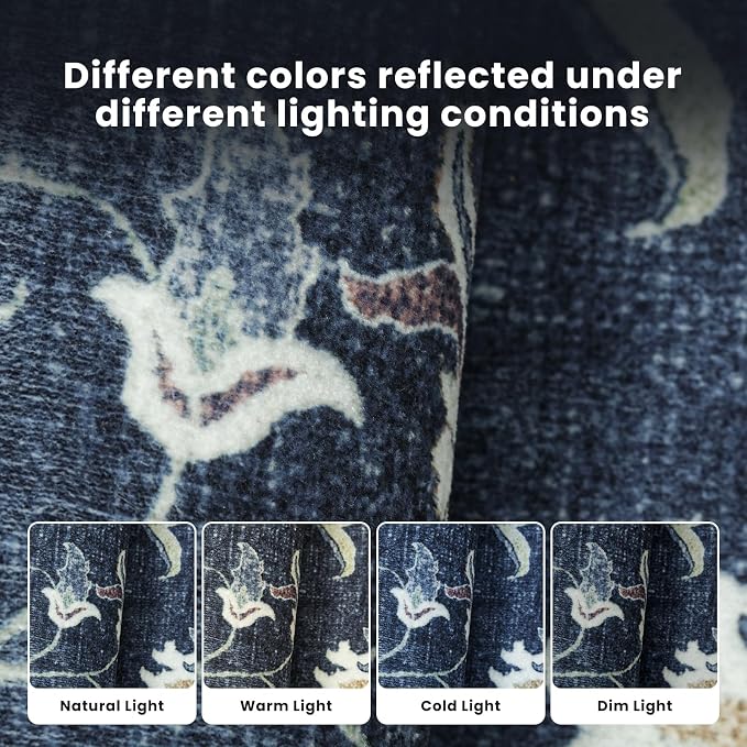 8x10 Boho Washable Area Rugs for Living Room, Dining Room, Nursery | Ultra Soft - Image 9