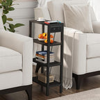 TUTOTAK Narrow Side Table with Charging Station, Small End Table with USB Ports - Image 2