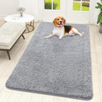 OLANLY Dog Door Mat for Muddy Paws 59x32, Super Absorbent Chenille Mud Mat | by OLANLY