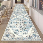 HEBE Hallway Runner Rug 2'8''x12', Washable Non Slip Kitchen Rug Runner | Soft - Image 6