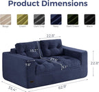 MAXYOYO 63" Loveseat Sofa Couch - Image 2