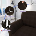 ZNSAYOTX 3 Piece Loveseat Covers - Image 3