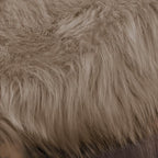 Latepis Beige Faux Fur Rug 8x10, Faux Fur Sheepskin Rug - Image 7