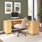 Bush Home 60-Inch L-Shaped Desk - Image 2