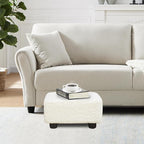 CAROLMADE Small Foot Stool Ottoman Footstool - Image 2