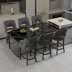VKNOW Bar Stools Set of 6, Modern Counter Stools - Image 3