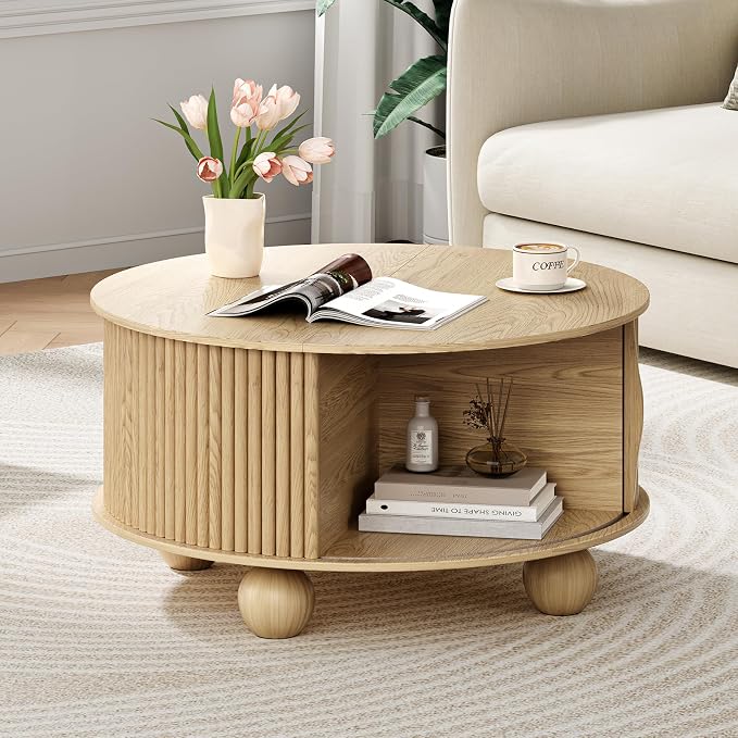 JOINICE Round Coffee Table - Image 6