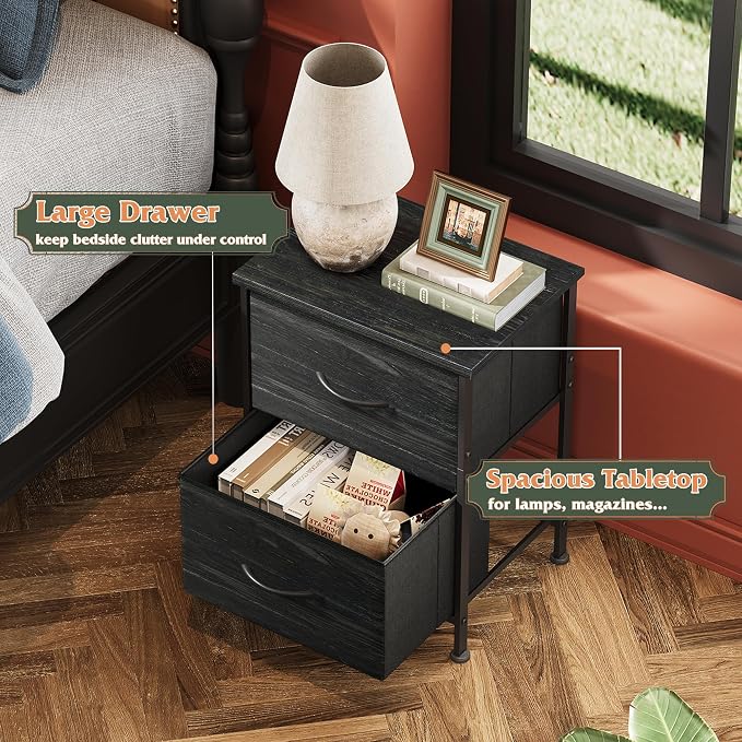 WLIVE Night Stand, Small Dresser - Image 4