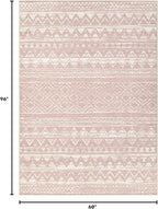 cotiled Boho 5x8 Area Rugs for Living Room: Soft Moroccan Washable Rug | Solve - Image 2