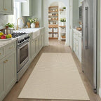 KOZYFLY Washable 4x5 Entry Woven Area Rug, Braided Throw Rugs - Image 2