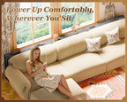 SUPERJARE 110.2 Inch Sofa Table - Image 7