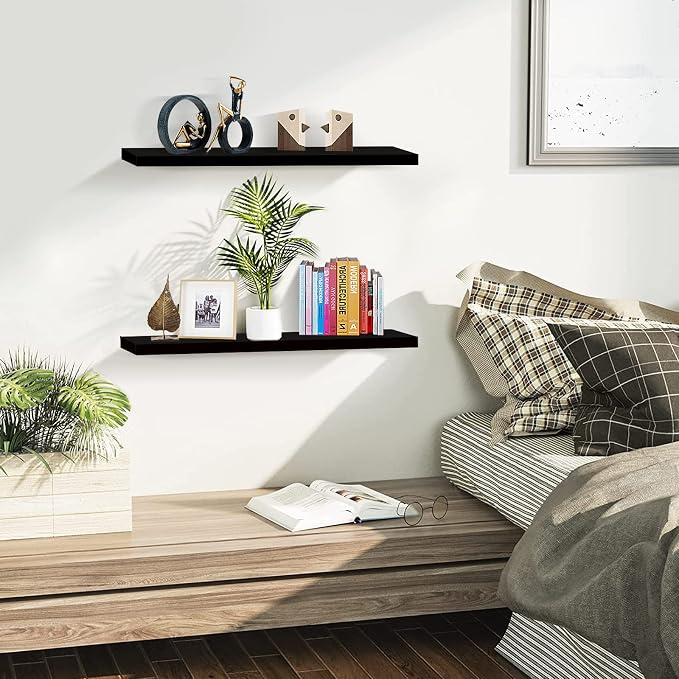 SAUMONIERES 24 Inch Floating Wall Shelves - Image 6