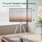 White Metal Tripod Easel TV Stand - Image 4