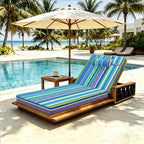 Chaise Lounge Cushion for Outdoor Furniture, Waterproof, Fade-Resistant and - Image 8