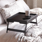 Fibogollo 2 Pack Bamboo Bed Tray Table - Image 3