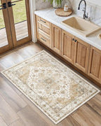 AMADA HOMEFURNISHING 2x3 Washable Area Rug, Low-Profile Entryway Rug - Image 8