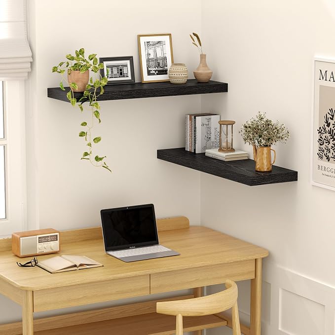 24 Inch Floating Shelves, 12 Inch Deep Floating Shelves - Image 6