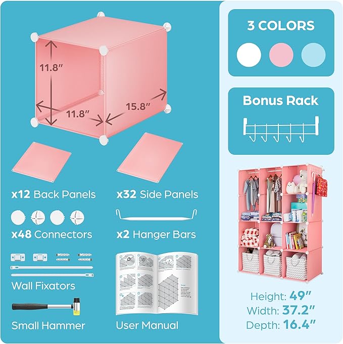 CUBEDIY Baby Closet Organizer for Nursery - Image 6