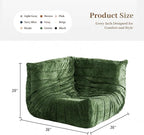 Bean Bag Chair, Memory Foam Bean Bag Chairs - Image 3
