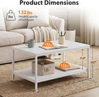 ZenStyle Industrial Coffee Table - Image 3