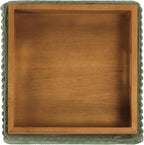 Furniture of America Lennox Modern Chenille 17-inch Square Storage Ottoman - Image 15