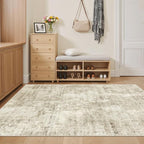Soalmost Abstract 4x6 Area Rug Washable Rugs - Image 4