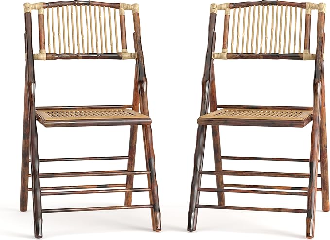 Flash Furniture Folding Bohemian Bamboo Chairs by FlashFurniture
