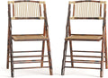Flash Furniture Folding Bohemian Bamboo Chairs by FlashFurniture